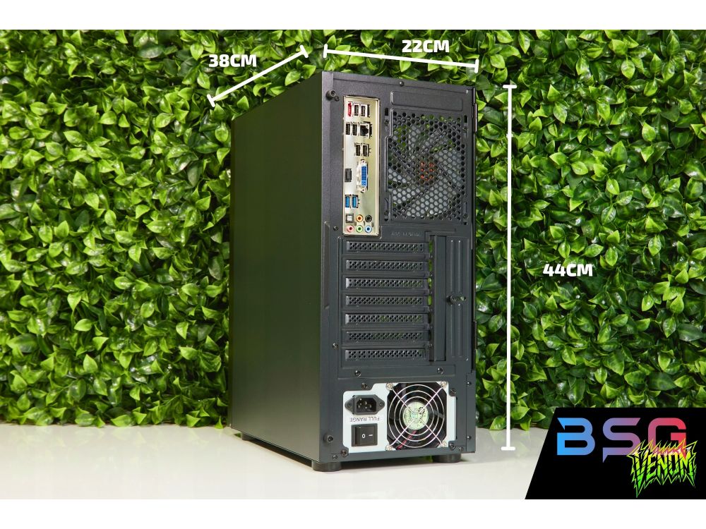 Komputer stacjonarny BSG Venom V12 i7, 16GB DDR3, 512GB SSD, Win10Pro