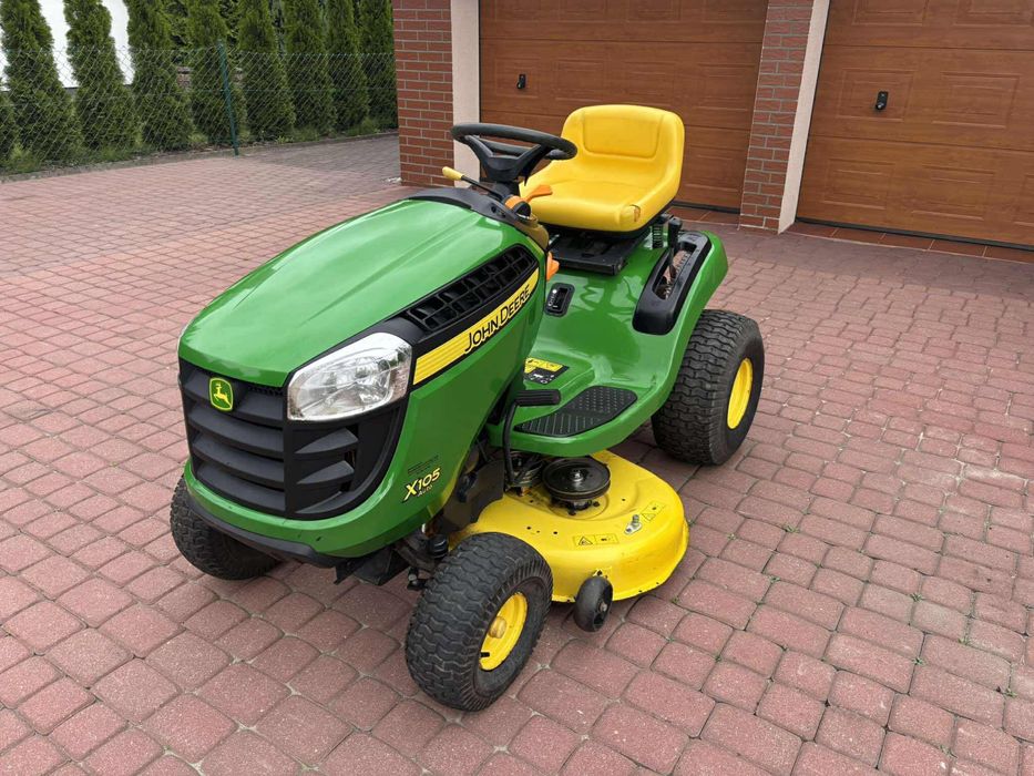 John deere x105 auto traktorek kosiarka