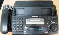 Телефон, факс стационарный Panasonic KX-FT64 с автообрезкой бумаги