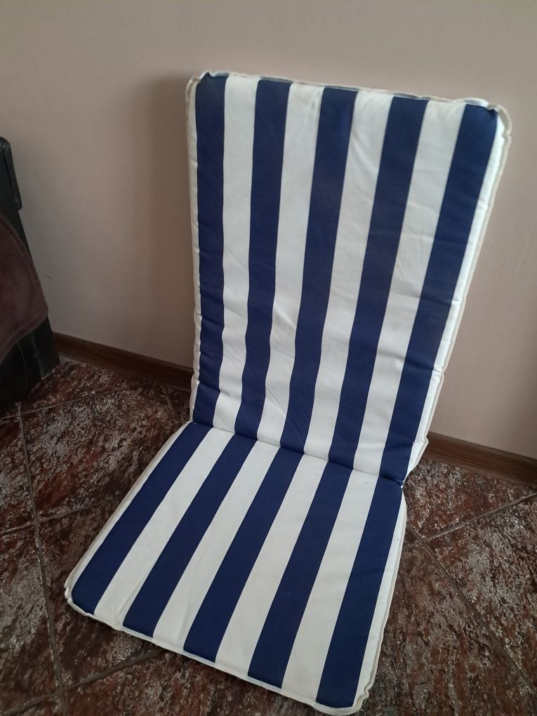 Poduszki na leżak krzesło fotel 3 szt