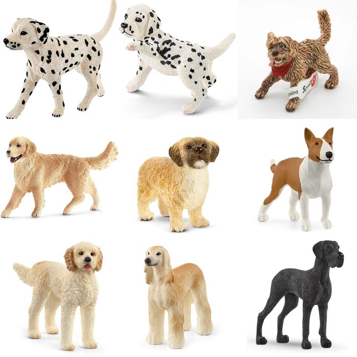 Фигурки собак Schleich (Шляйх), PAPO, CollectA