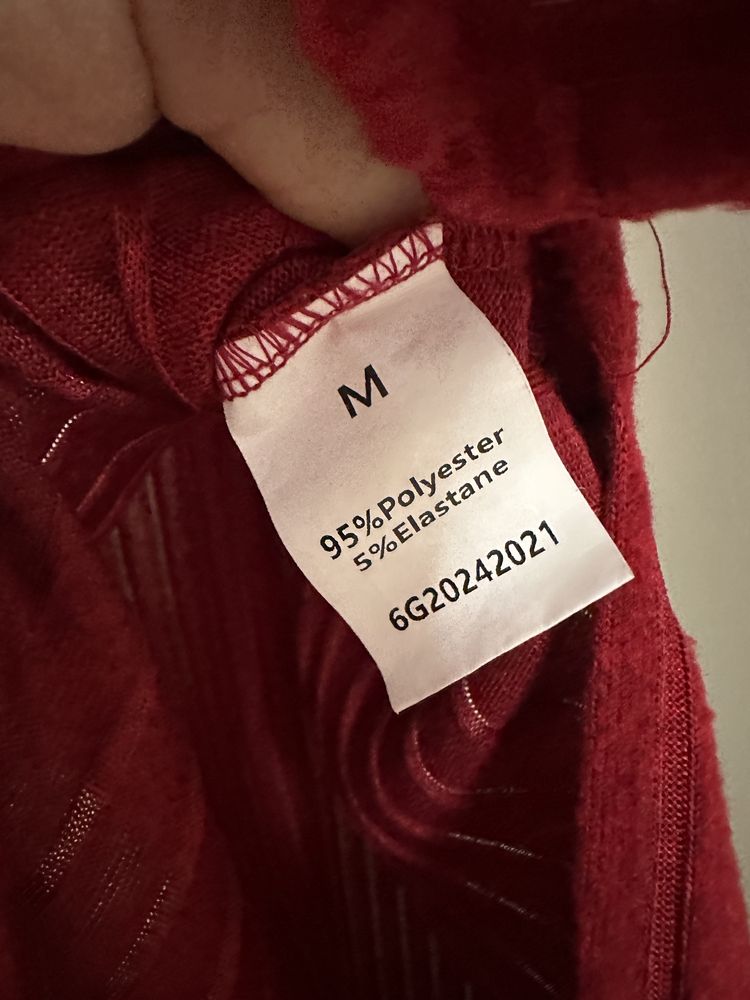 Sukienka z prążkowanego materiału / sukienka ciążowa