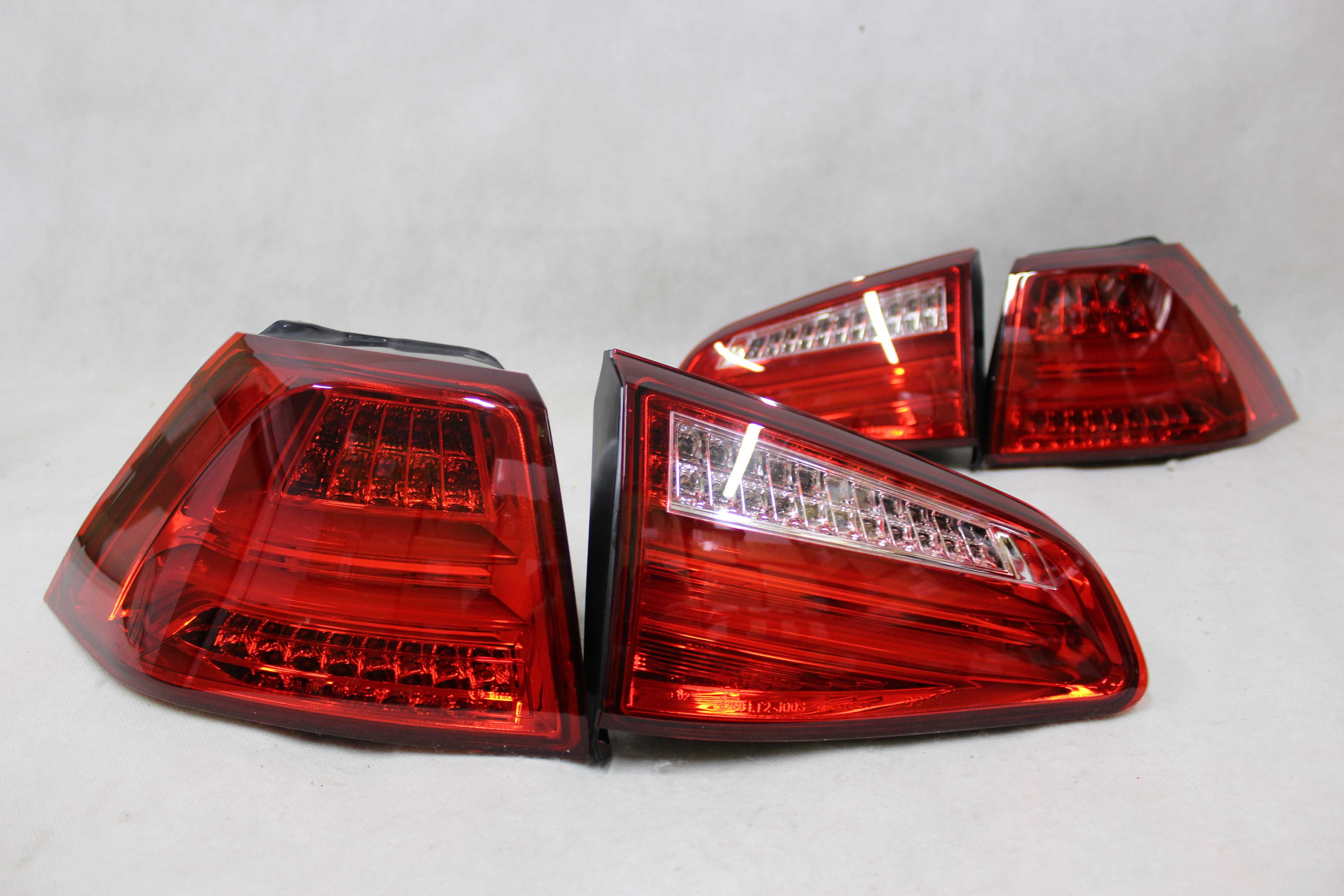 Lampy światła tył tylne VW GOLF VII 7 13+ Czerwone TUNING LED BAR NEON