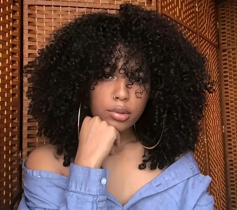 Peruca Afro Brasil-100% natural