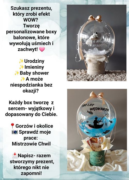 Balon boxy z personalizacją