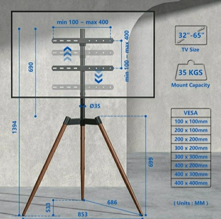 Uchwyt stojak podstawa do telewizora 32-65"Rfiver