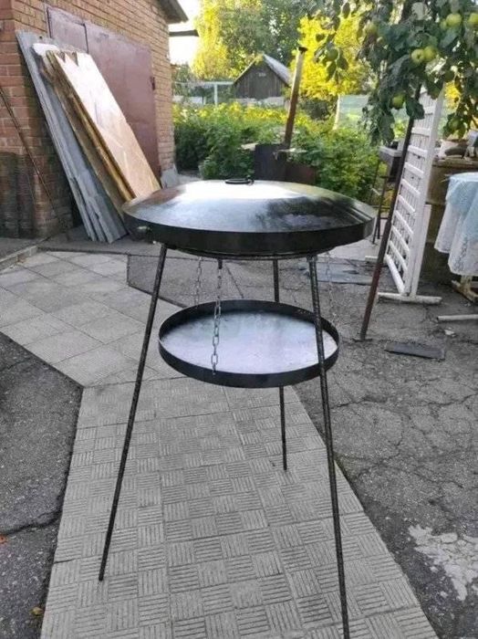 АКЦІЙНА ЦІНА Сковорода дискова борона на підставці для вогню