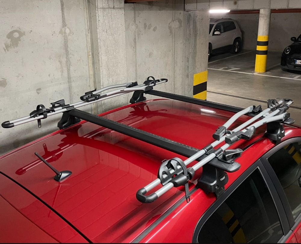 Thule Wingbar Evo 127 Black Bagaznik Dachowy Toyota Auris MK1 07-12