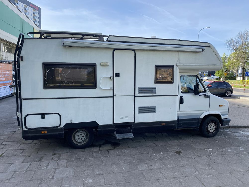 Kamper Fiat Ducato 2,5 D Frankia 6 osobowy Markiza Solar Wc Prysznic