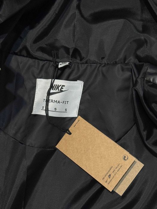 Пуховик Nike Storm-Fit чорно-сірий/S, M, L, XL, XXL/куртка зимова найк