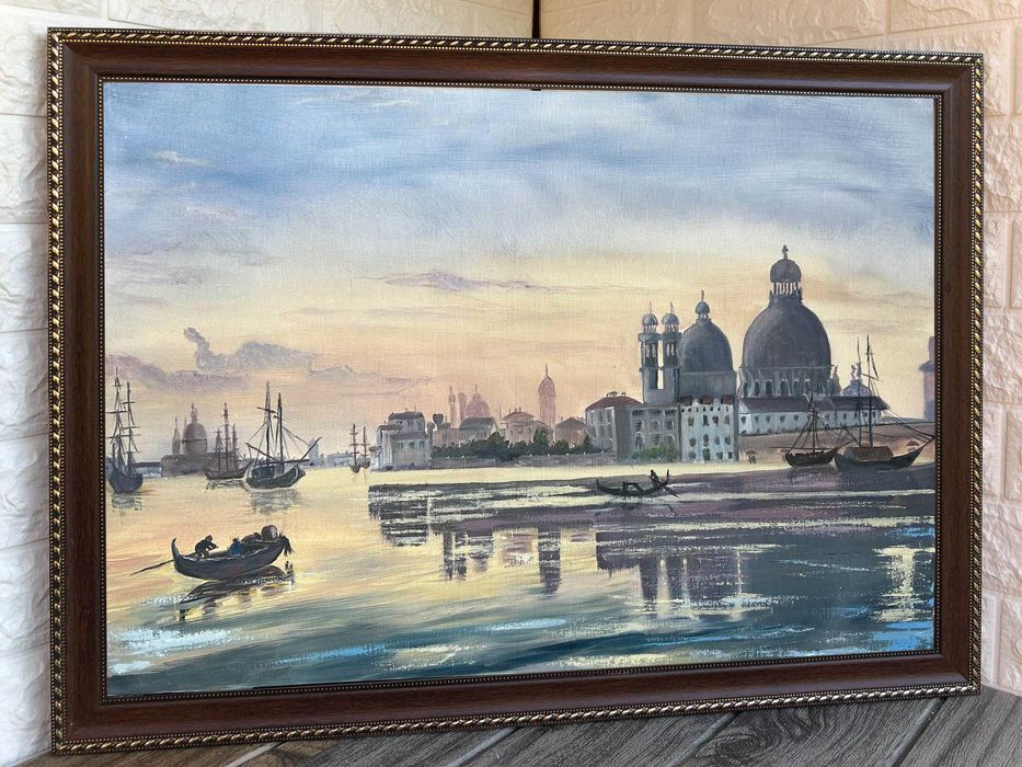 Картина на замовлення Венеція Міський пейзаж 45/65 Полотно .Олія