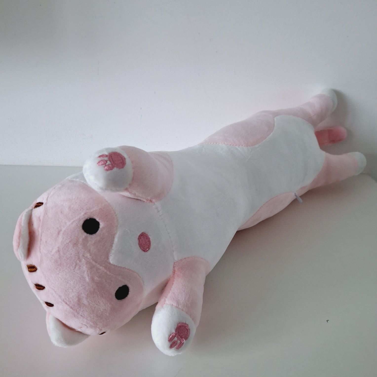 Kot pluszowy maskotka 50 cm różowy