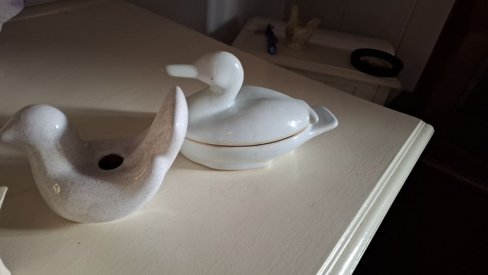 Figurki kaczki 2 sztuki