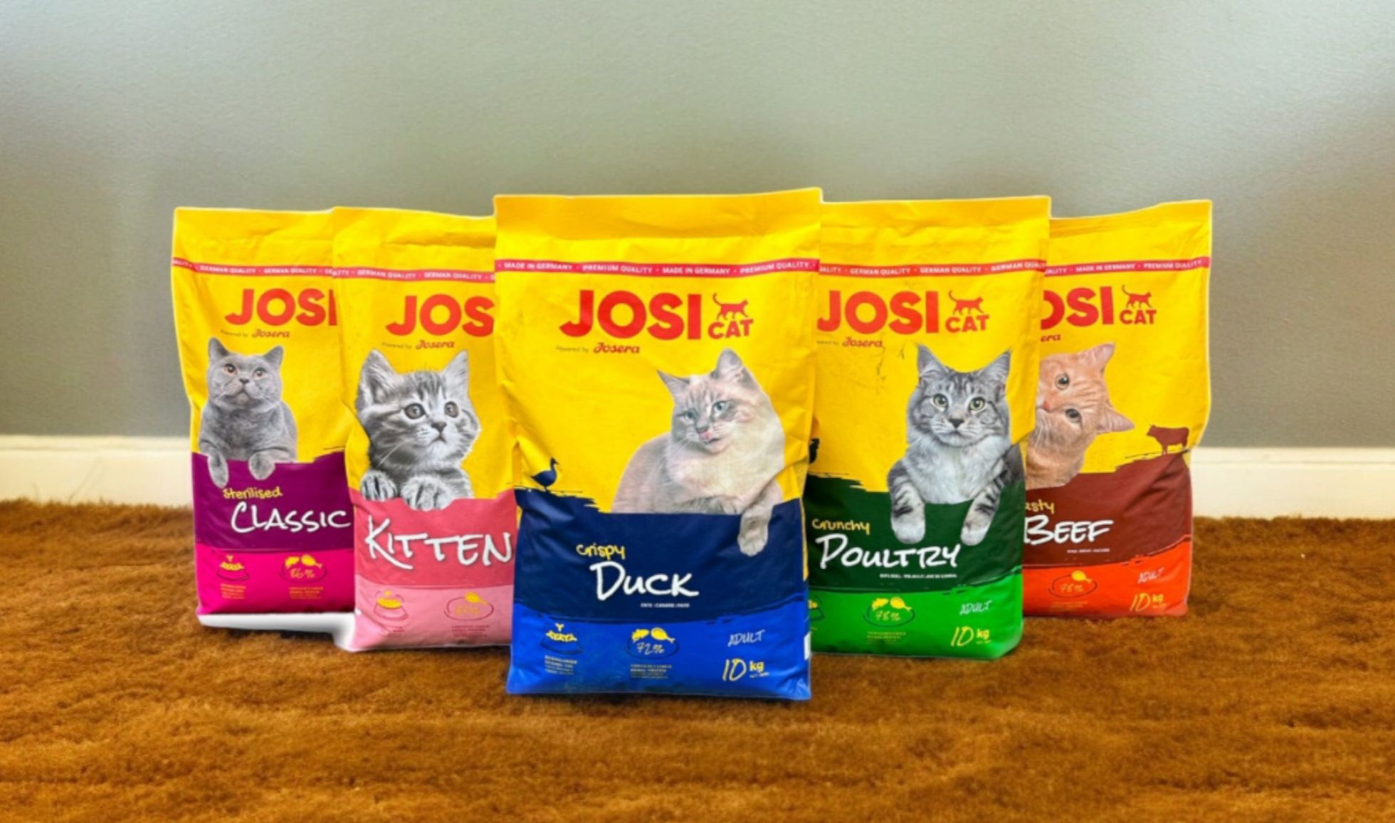 Безкоштовна доставка! Josicat sterilised duck beef poultry Йозікет 10к