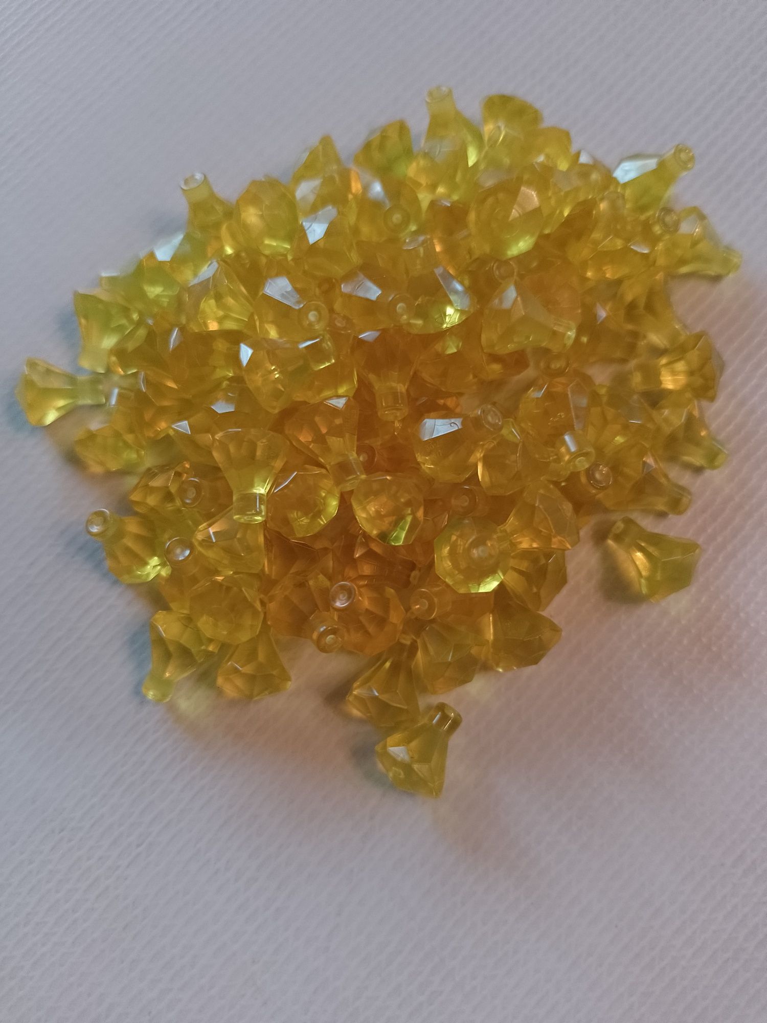 Lego diament kryształ żółty