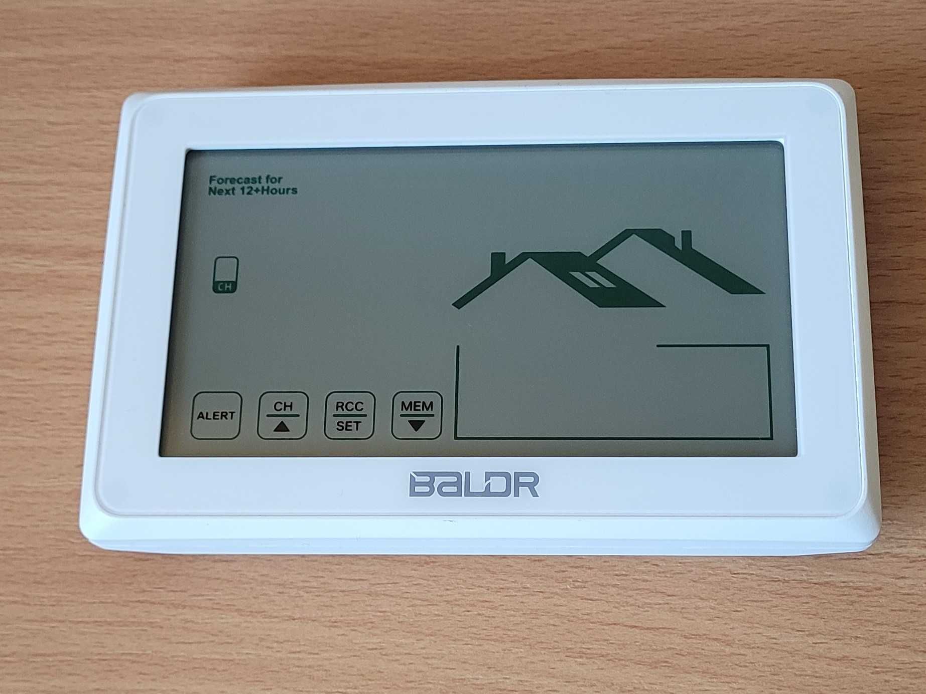Stacja Pogodowa Baldr  alarm plus dodatkowy czujnik, ekran 5.43 cala