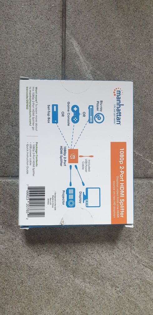 Splitter HDMI 1x2, powielacz