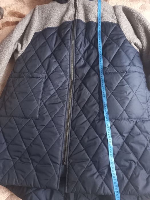 Зимова тепла куртка великого розміру 70-72