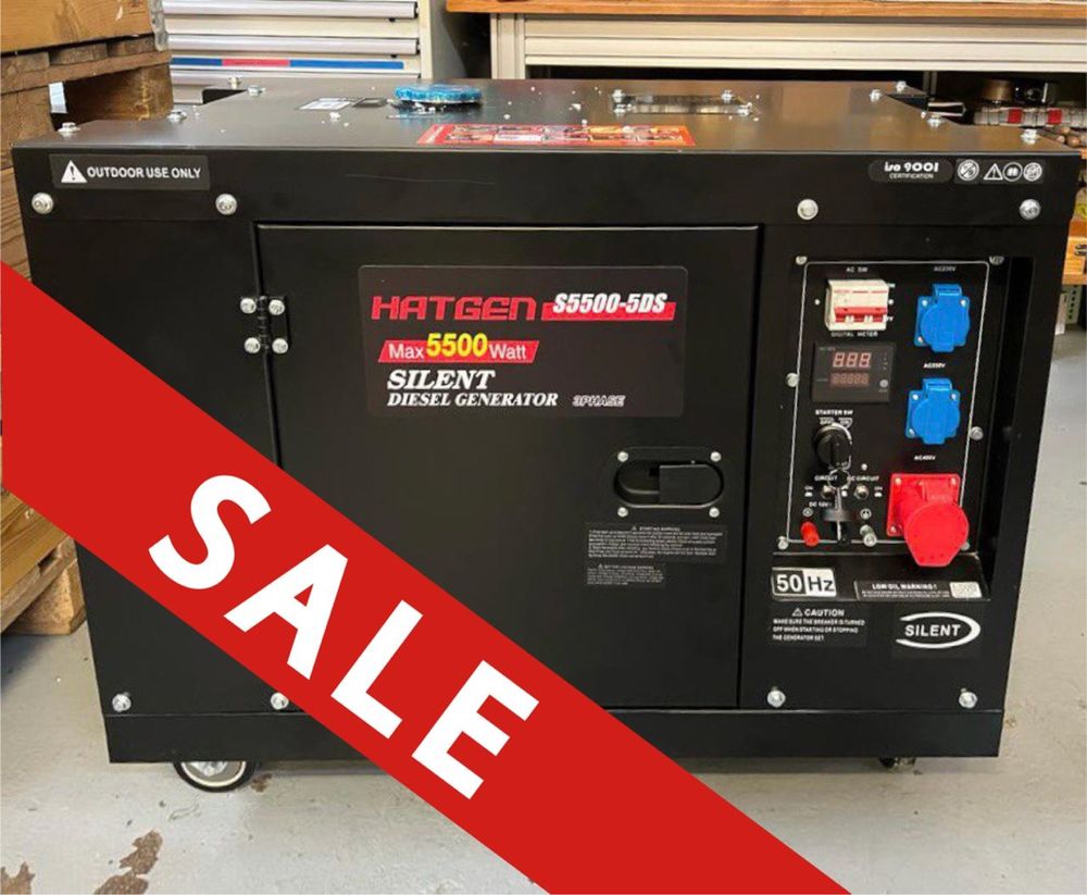 Генератор дизельний HATGEN Розпродаж  5.5-10KWA