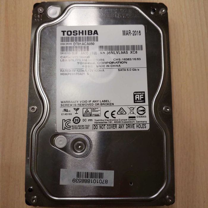 Жесткий диск HDD 3,5' Seagate 1Tb