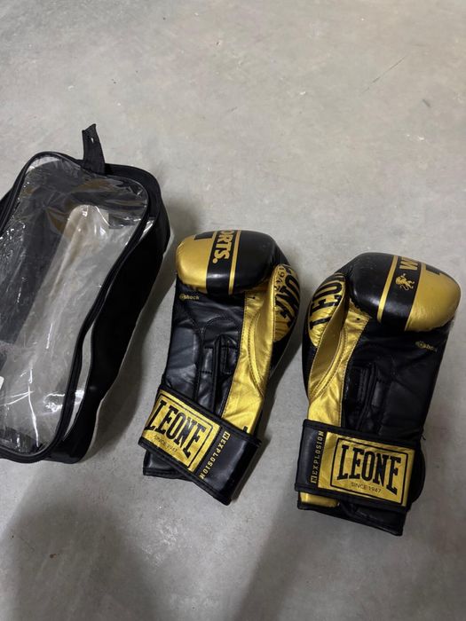 Luvas e caneleiras kickbox