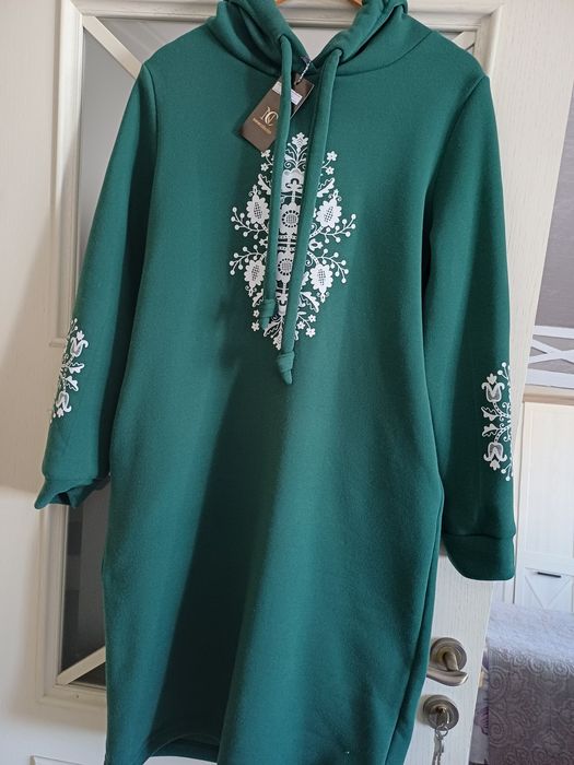 Сукня-худі утеплена