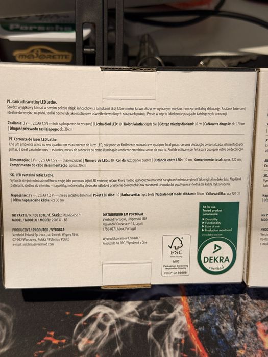 2 łańcuchy świetlne LED lethe