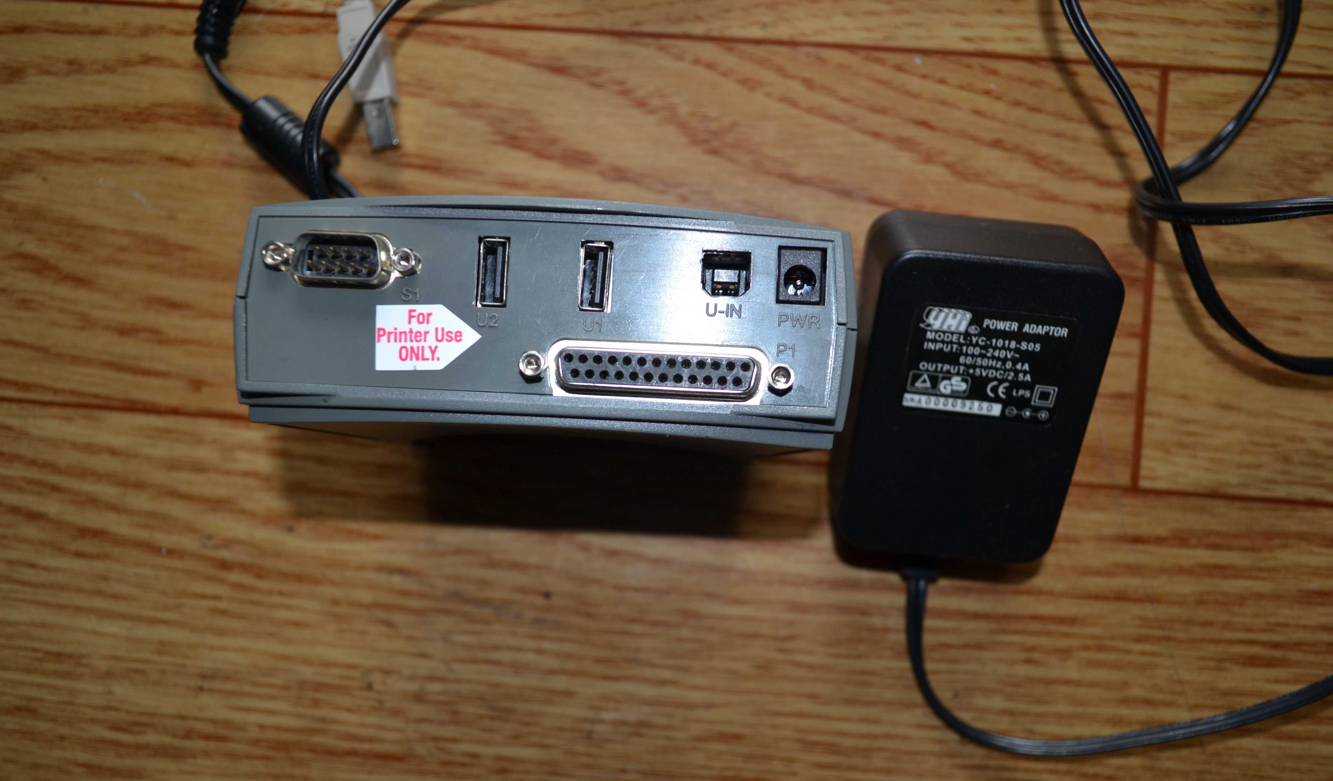 Entrega hub2U1S1P 4-portowy zewnętrzny hub USB/USB-LPT-COM