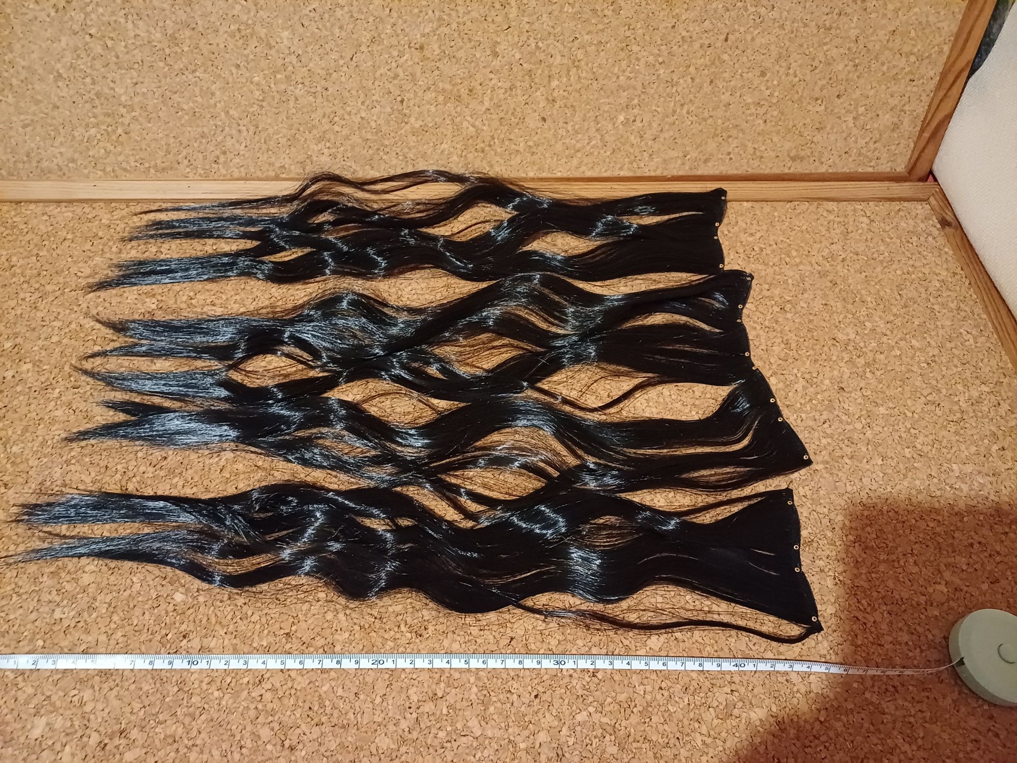 Extensão de cabelo com clips. Novo.
