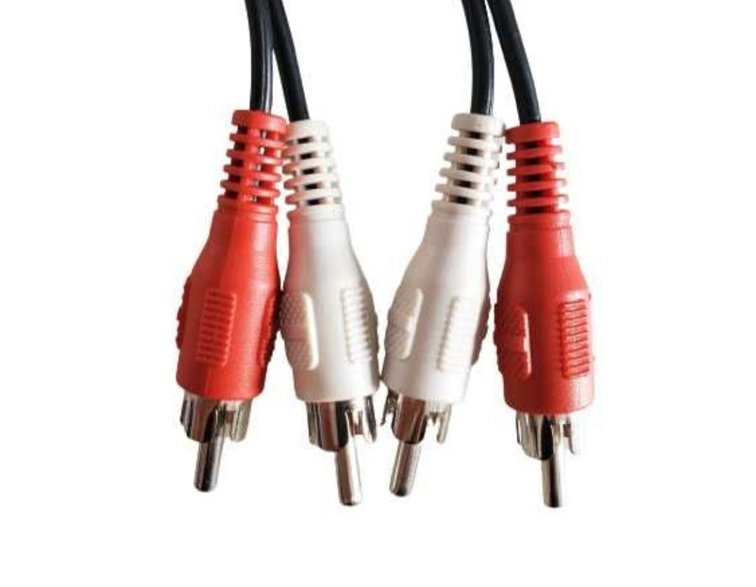 Kabel połączeniowy audio 2xRCA-2xRCA 1.25 m