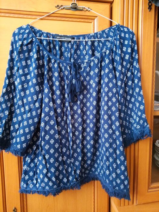 Bluzka boho z frędzlami