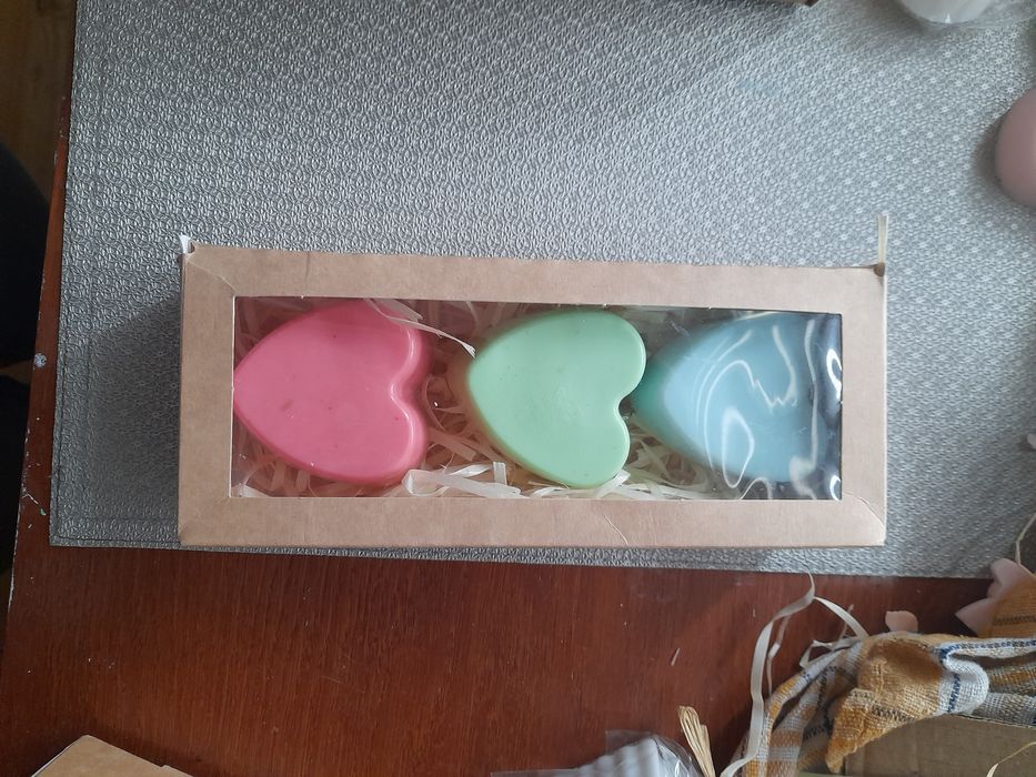 Zestawy mydełek  ręcznie wykonane walentynki Dzień Matki Dzień Babci