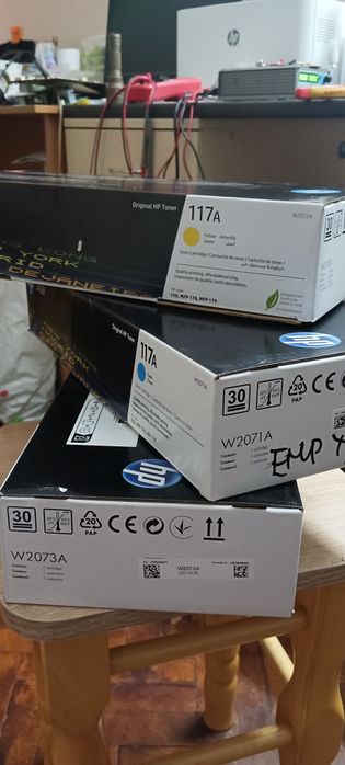 Картриджі 117A HP W2071A W2072A W2073A