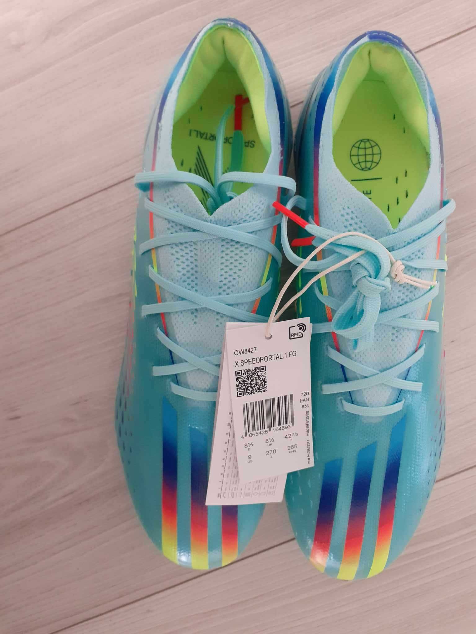 Profesjonalne buty piłkarskie korki Adidas X Speedportal.1 FG 42 2/3