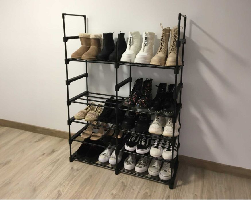 STABILNA Półka Na Obuwie Modułowy Regał Organizer Na Buty 10 PÓŁEK