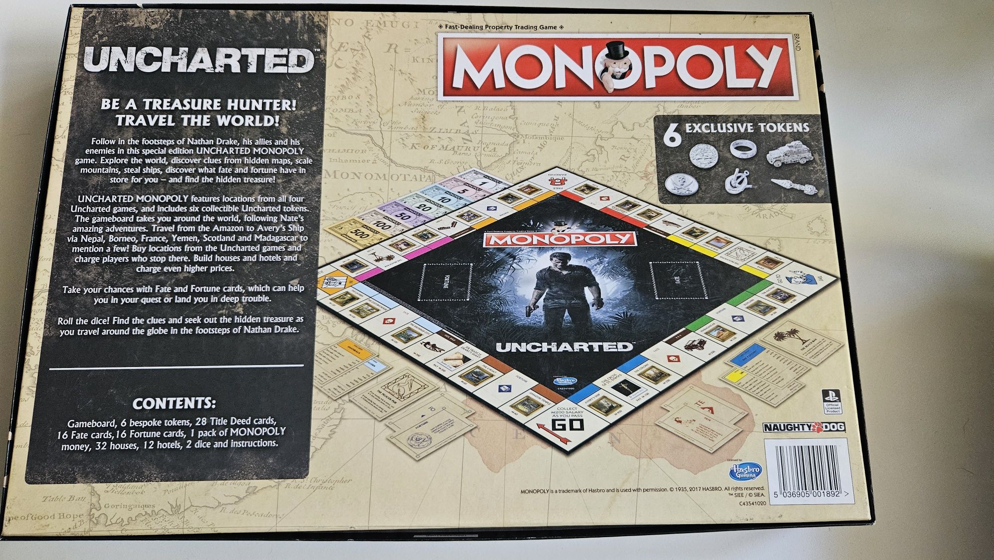 Monopoly Uncharted - gra planszowa