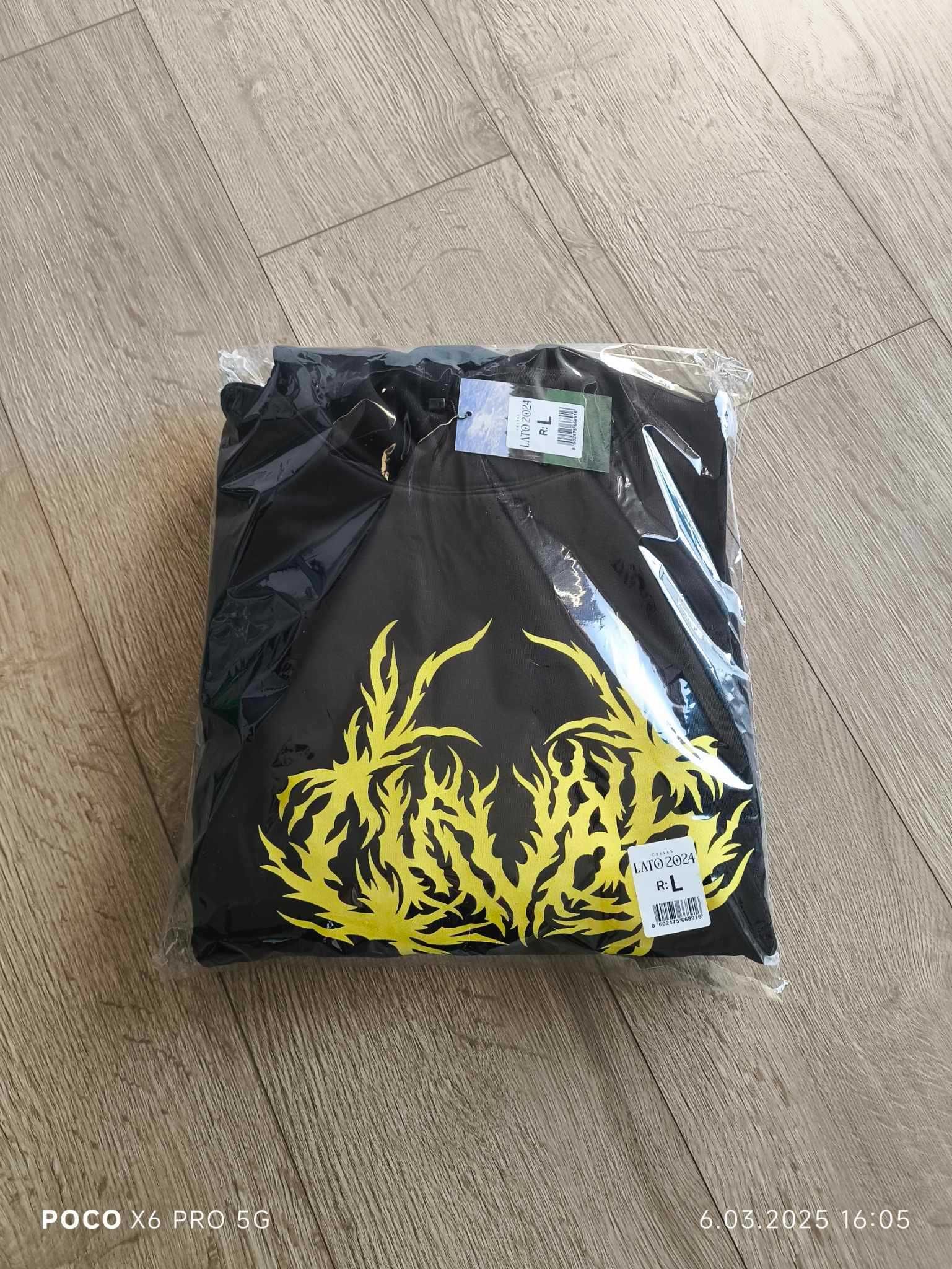 hoodie żółte logo chivas czarna [preorder]