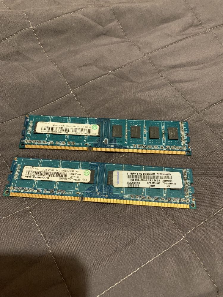 Оперативная память Ramaxel DDR3 2Gb 1333MHz PC3 10600U CL9 2R8 (RMR187