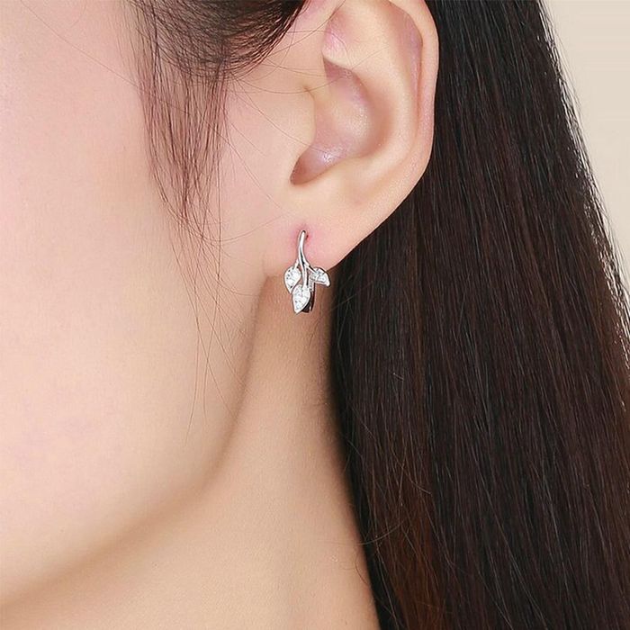 Серьги серебро стильные