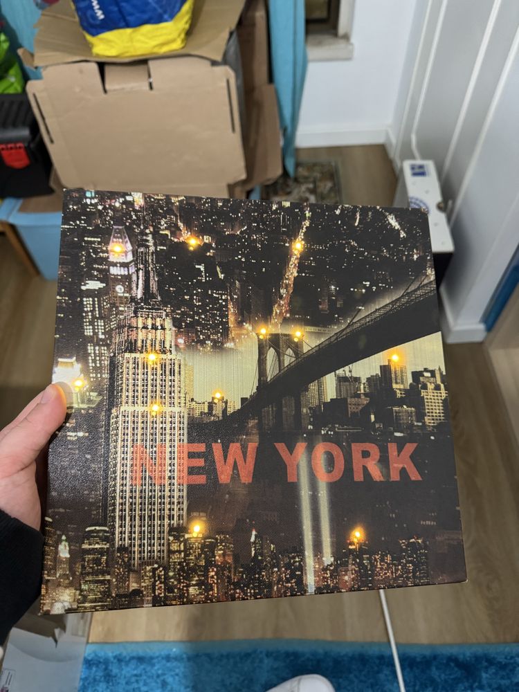 Quadro New York com Luz