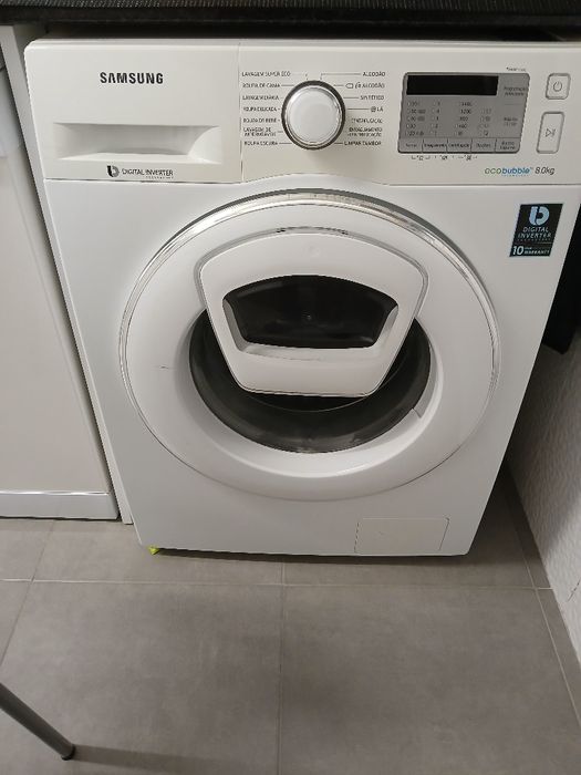 Maquina lavar roupa Samsung Eco Bubble 8 kg