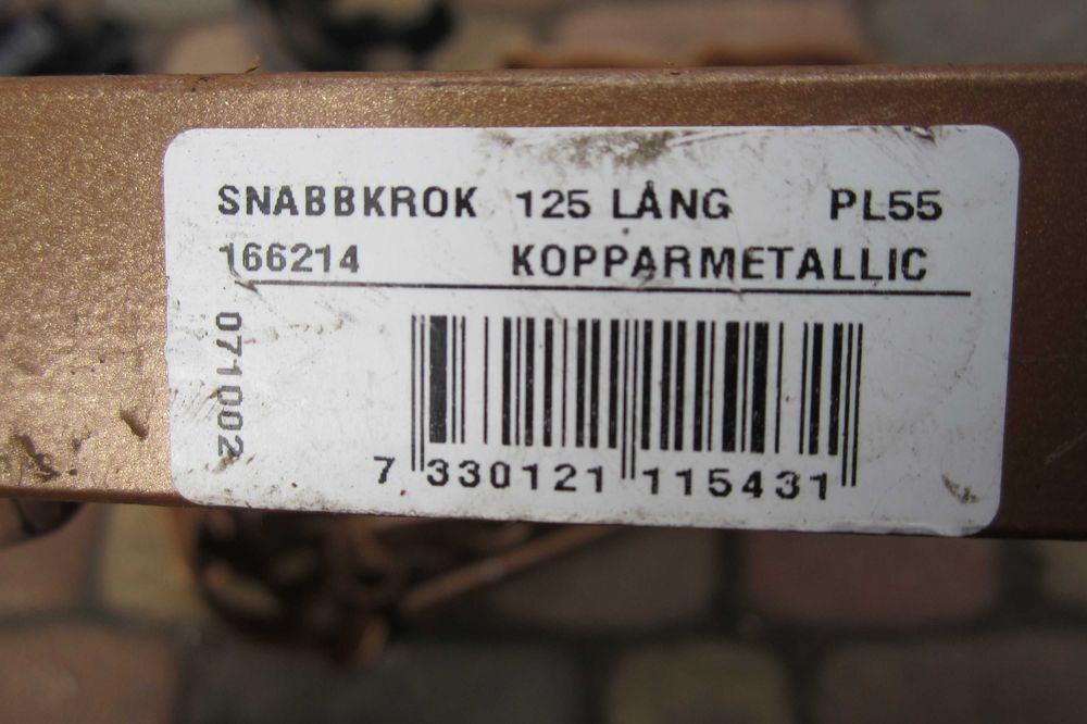 Nowe haki Hak rynnowy rynny 125mm 150mm ceglany miedziany srebrny