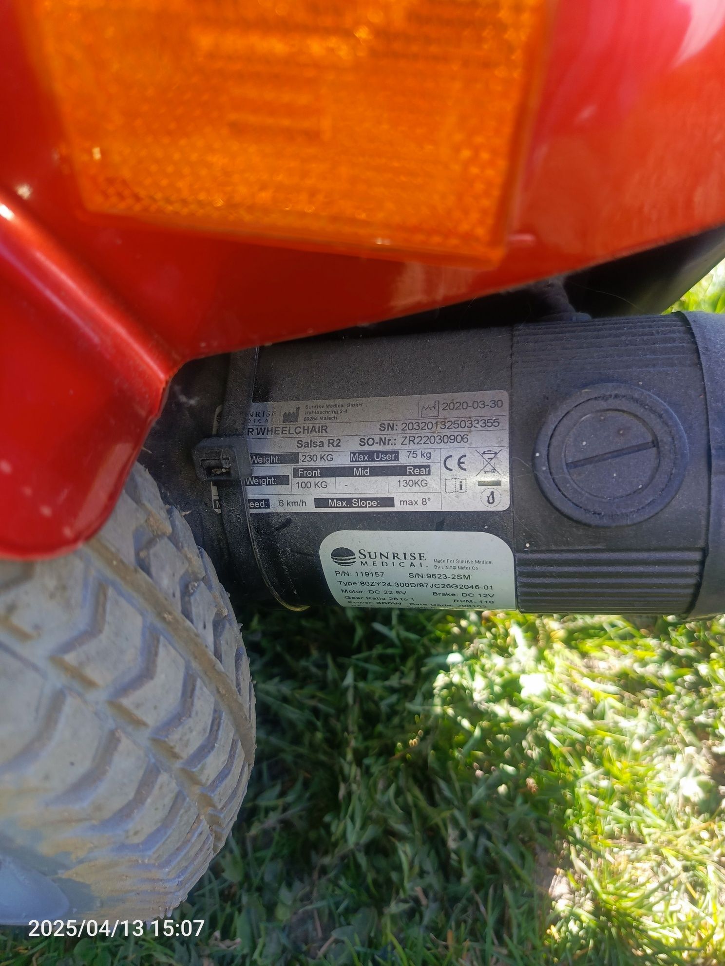 Wózek elektryczny dla niepełnosprawnych salsa r2 dla dzieci i dorosłyc