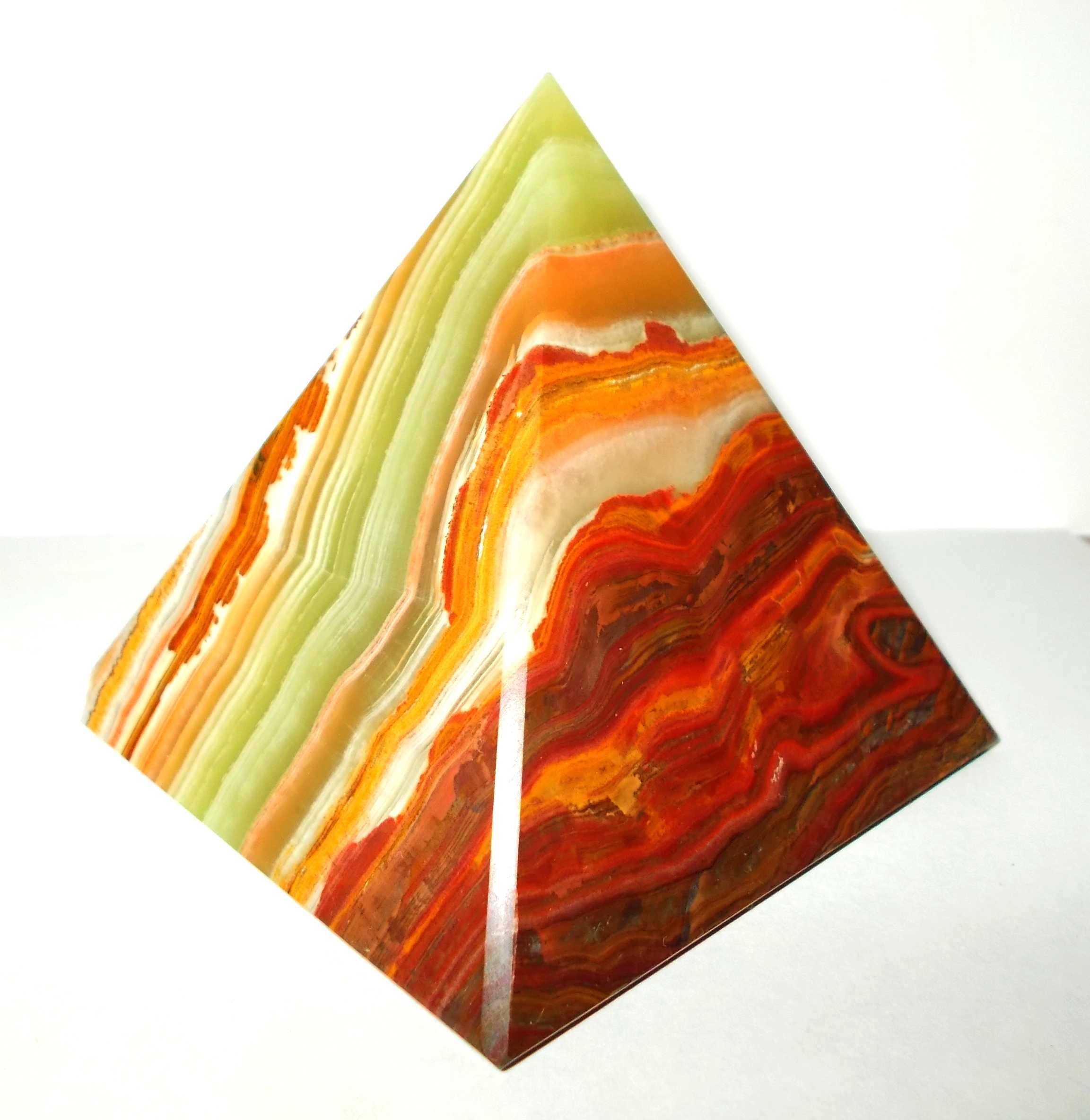 Kamienna piramida - onyks pakistański (7,5 cm) - WYJĄTKOWA