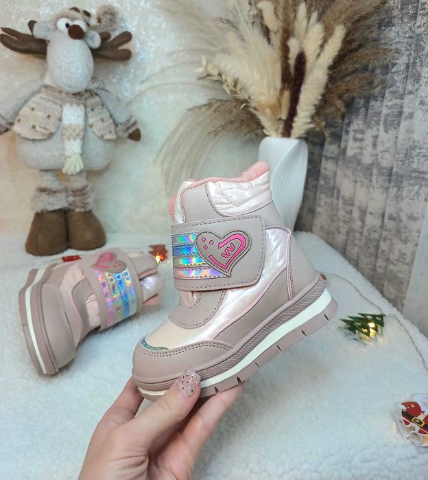 Дитячі зимові черевики Weestep чоботи 22 23 24 25 для дівчинки дутіки