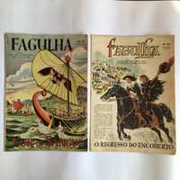 2 revistas FAGULHA 1958 (Mocidade Portuguesa Feminina)