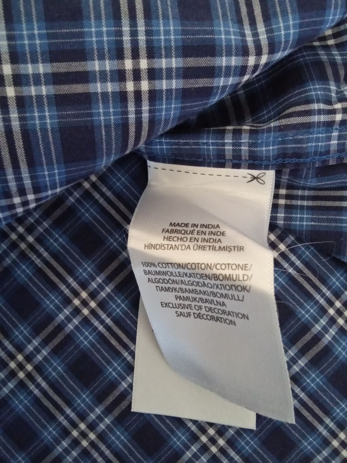 Camisa Xadez Ralph Lauren Teen I 18-20 Anos