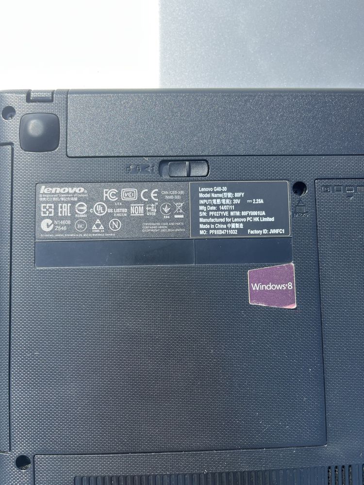 Ноутбук Lenovo G40-30