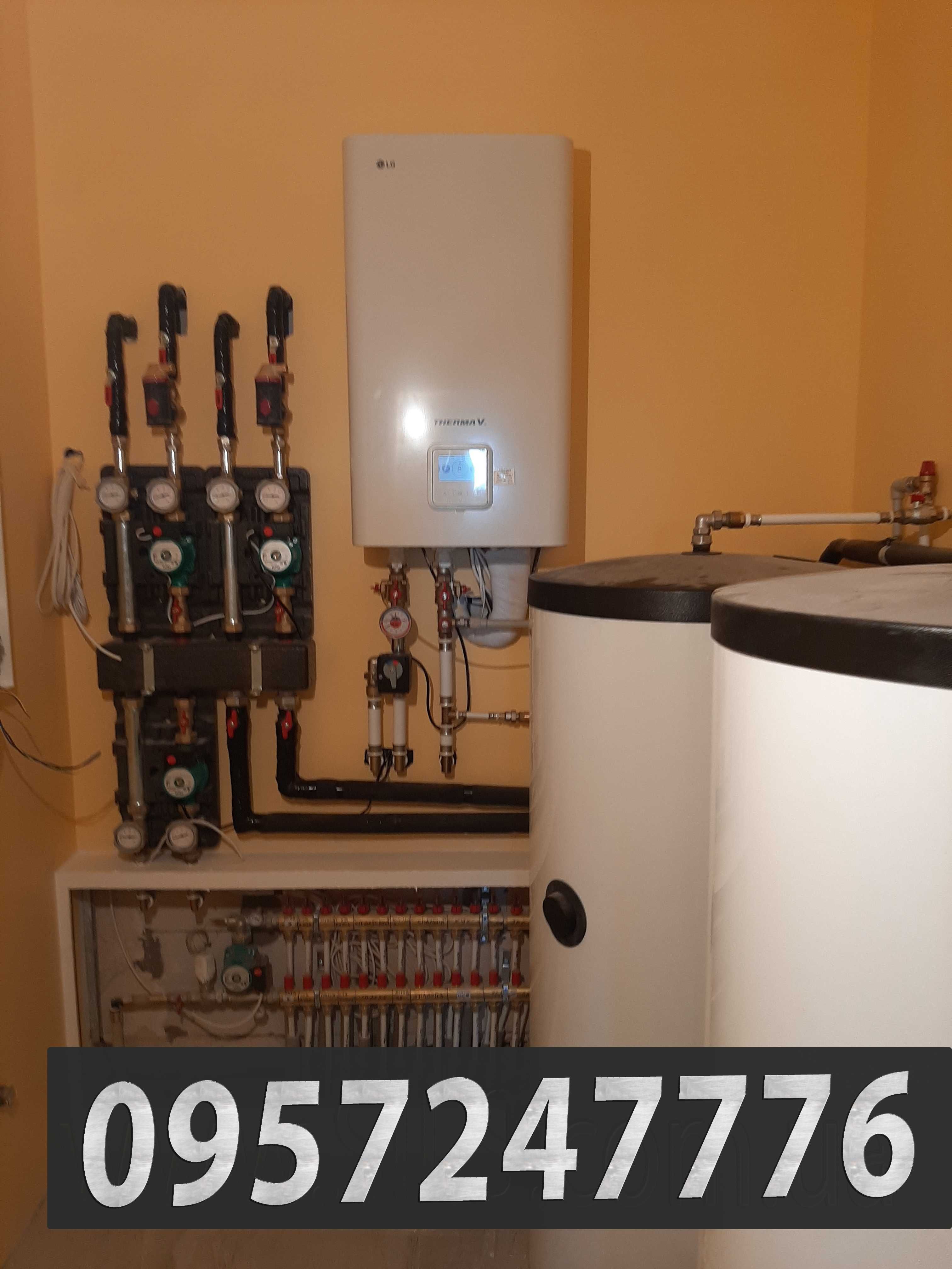 Теплові насоси повітря-вода LG THERMA V ЛЖ МОНТАЖ 2 дні ГАРАНТІЯ
