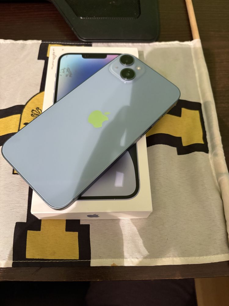 iPhone 14 Plus 128GB Blue • Stan idealny • Etui gratis